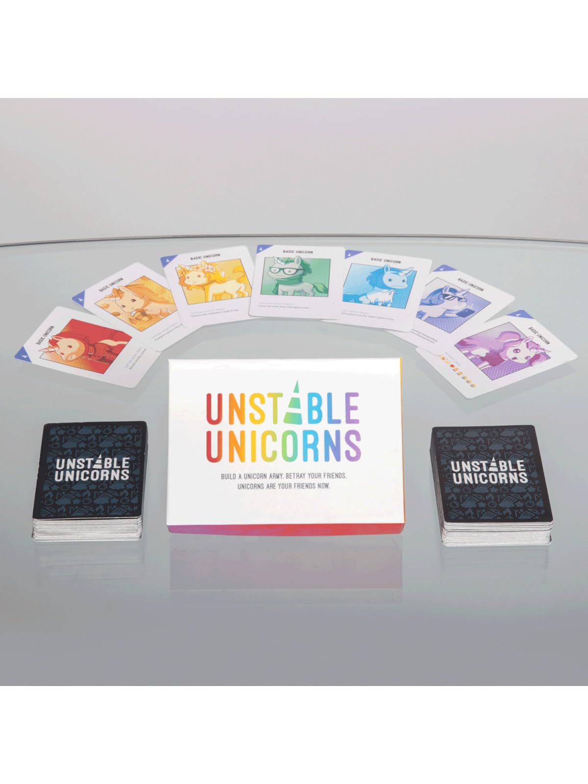 Unstable Games Unstable Unicorns Card Game - Strategy Party Game for 2-8 Players, Ages 8 and Up - Funny Family Game Night Card Game from the Creators