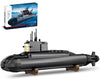Strategic Nuclear Submarine Toy Building Blocks Set for Adult Kids, WW2 Historical Military Battleship Model Kit with Light, Home Office Decor