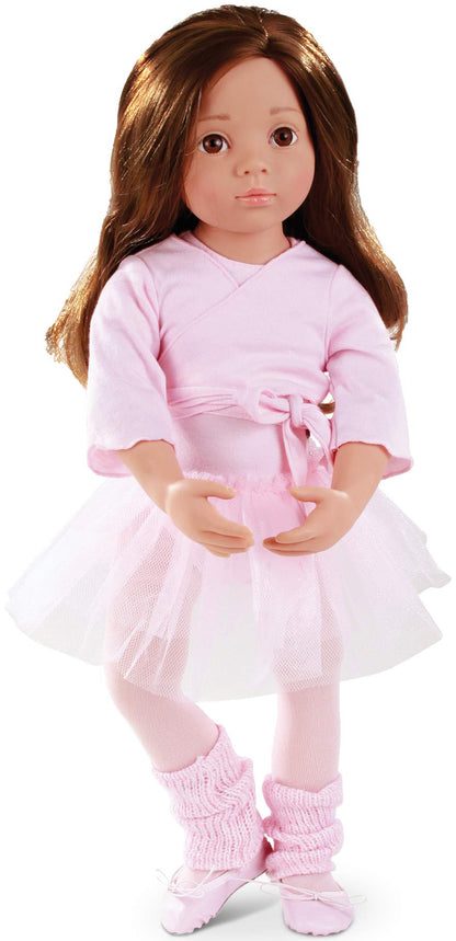 Gotz Sophie Happy Kidz Ballet 19.5" Poseable Multi-Jointed Brunette Doll with Brown Eyes