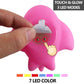 6 Packs No Hole Boat Bath Toy Set, Light up Changing Color in Water, Floating Rubber Bathtub Toys for Baby Toddler Infant Boy Girl Kid Play, Led