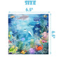 Ocean Under The Sea Party Paper Napkins 60pcs Ocean Party Decor Sea Animal Disposable Napkins for Underwater World Sea Life Theme Baby Shower 1st 2nd
