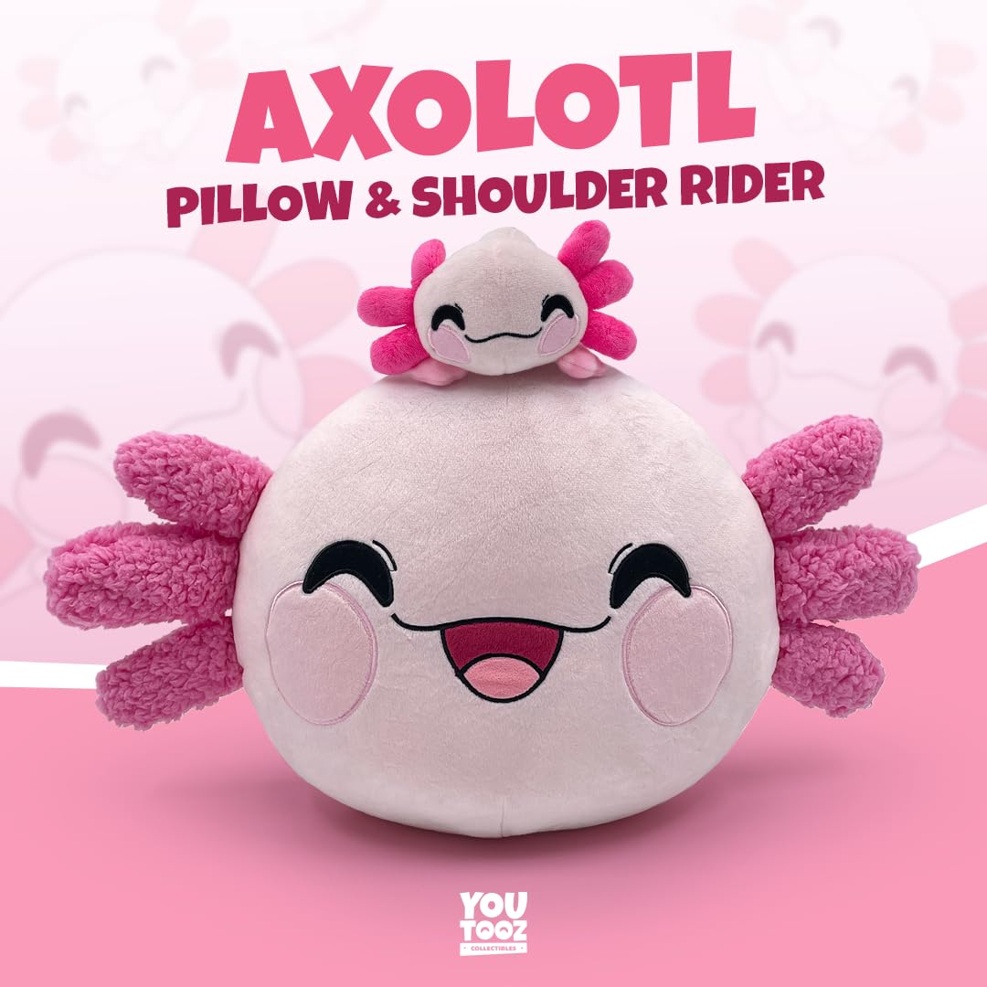 Youtooz Axolotl Pillow Plush 1FT, Collectible Soft Axolotl Original Plushie, By Youtooz Plush Collection