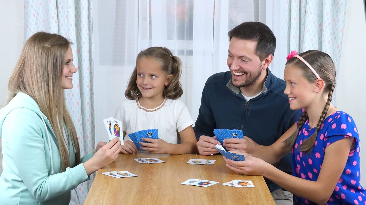 Regal Games Card Games for Kids - Go Fish, Crazy 8's, Old Maid, Slap Jack, Garbage Monster, War - Simple & Fun Classic Family Table Games - Games May