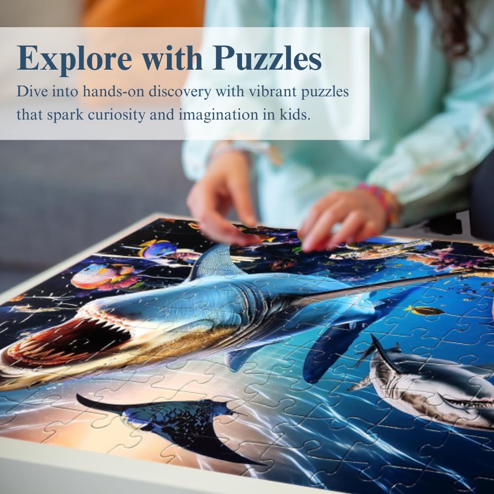 Eyewitness Discovery Puzzle Solar System, 100 Piece Jigsaw for Kids, Educational Learning Toy for Boys & Girls, Children Ages 5+