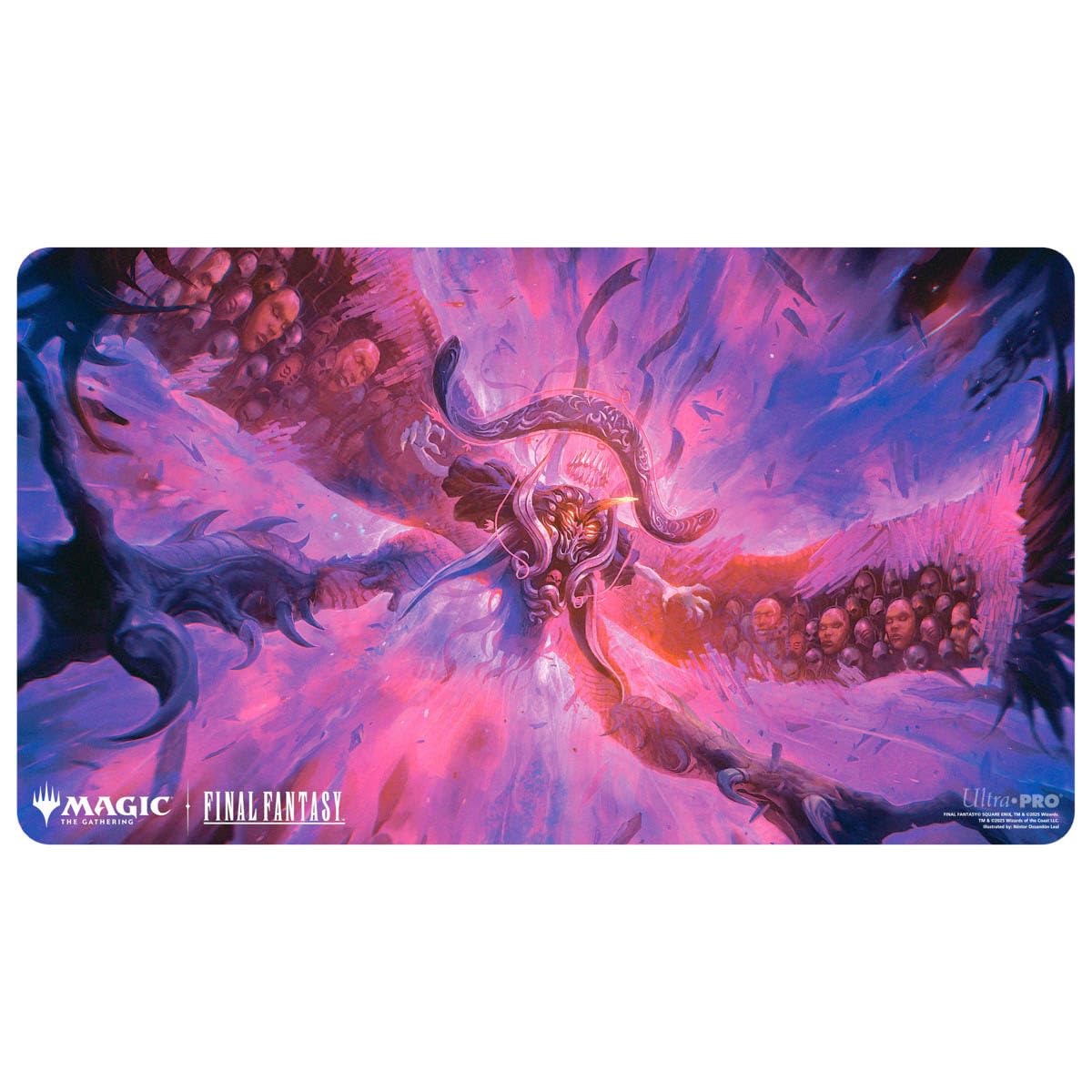 Ultra PRO - Final Fantasy x Universes Beyond Emet-Selch, Unsundered/Hades, Sorcerer of ELD Double-Sided Playmat for Magic: The Gathering | Card Game
