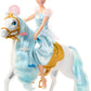 Mattel Disney Princess Toys, Cinderella Fashion Doll & Horse with Saddle, Brushable Mane & Tail & Styling Accessories, Inspired by the Movie