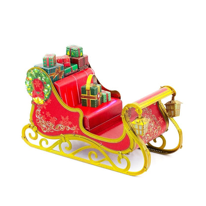 Metal Earth Christmas Sleigh 3D Metal Model Kit Fascinations