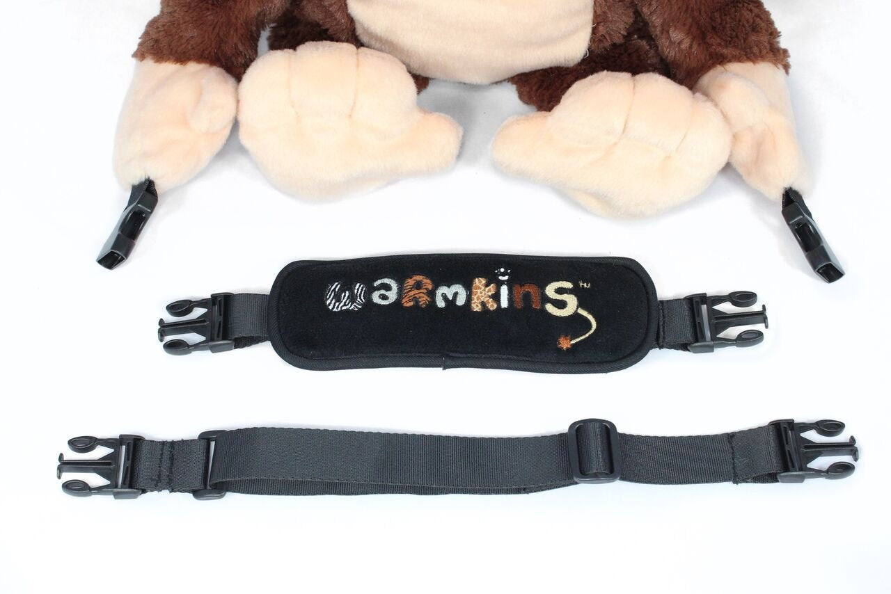 Hugo Warmkins Original 18" Weighted Sensory Plush Monkey Feels Like a Warm-Hug,Therapeutic,Calming,Comforting.Hot/Cold,Microwavable,Doubles as