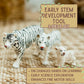 ZAGA Toys White Bengal Tigers and Cub | 3-Piece Hand-Painted Wildlife Figurine Set | Realistic White Tigers Displays Winter Décor and Collectible