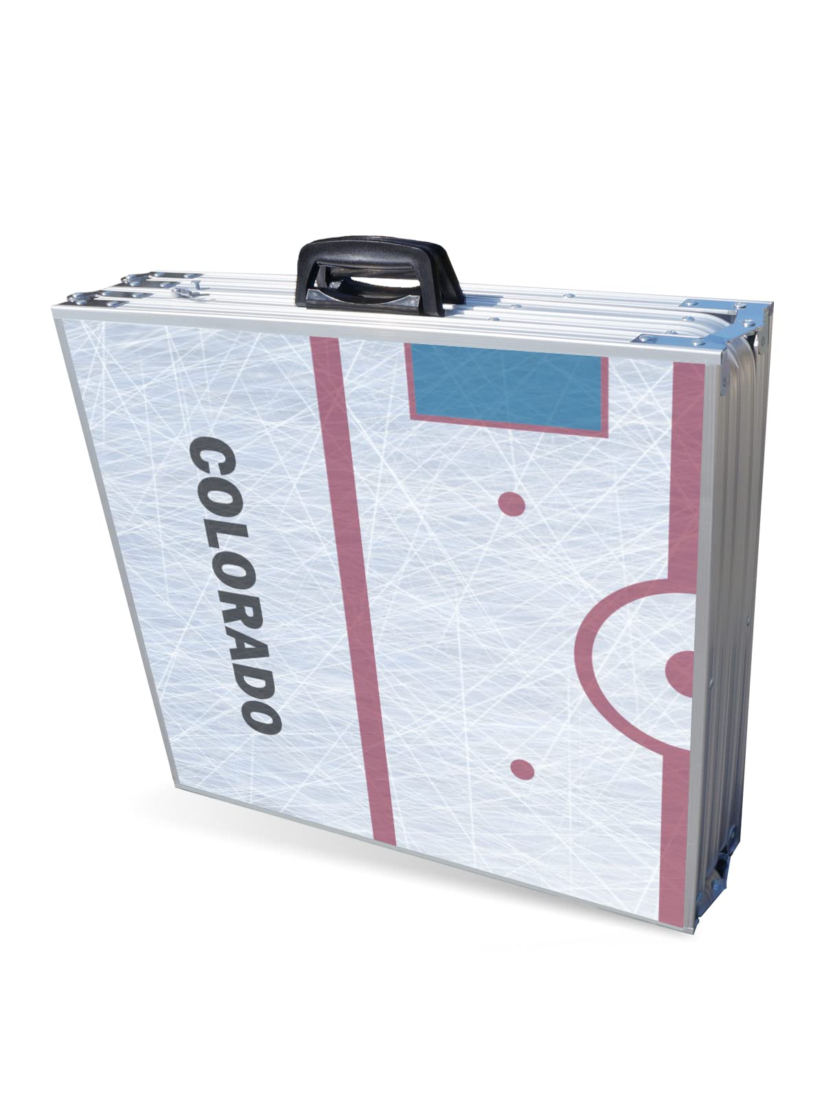 8-Foot Professional Beer Pong Table w/Cup Holes - Colorado Hockey Rink