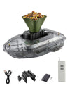 GAOSONOVA 360° Rotating Bait Spreader Attachment for RC Bait Boat Upgrade, 20-26 ft Coverage Automatic Bait Thrower System for Lake Freshwater Carp