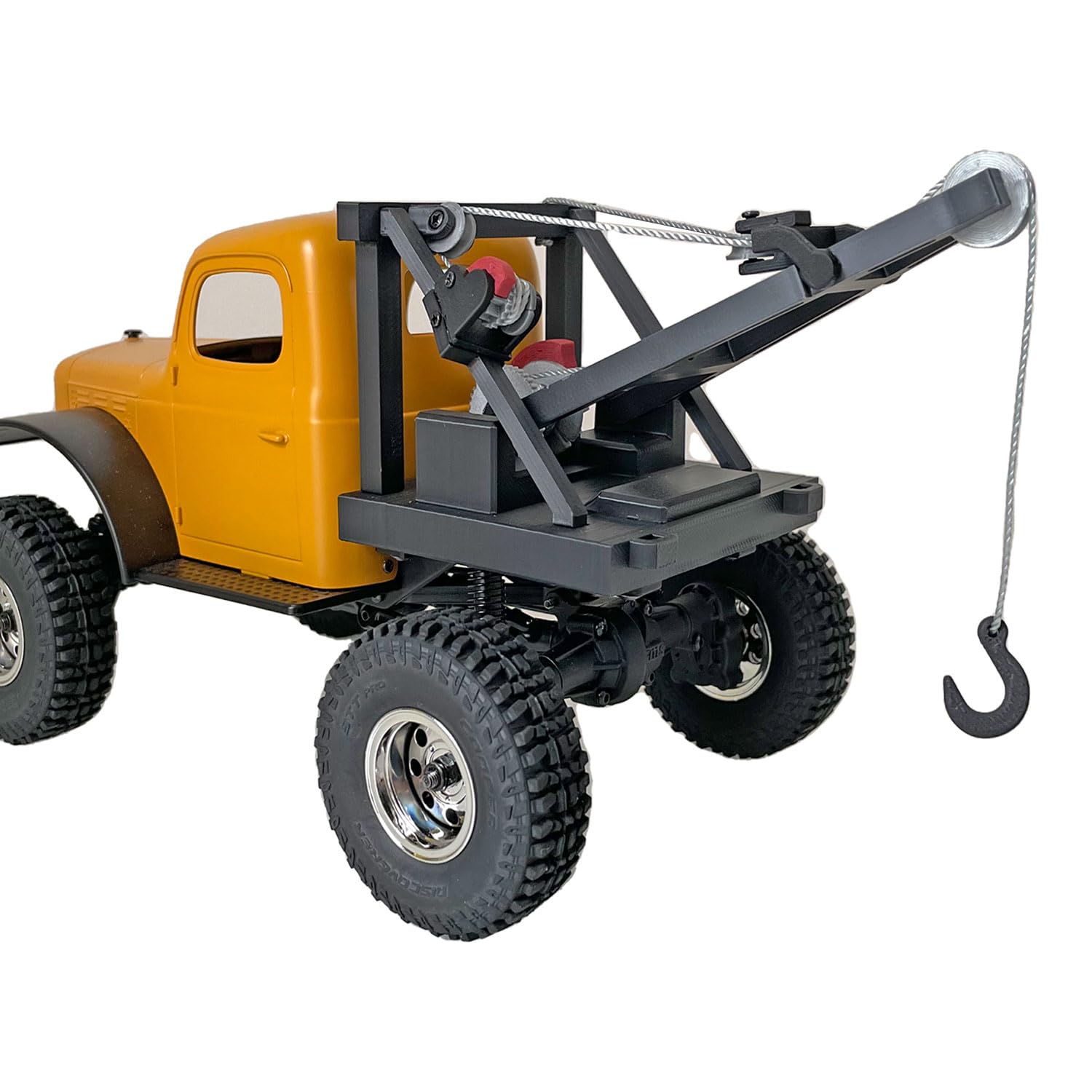 Wrecker Upgrade Parts for FCX24 Power Wagon RC Crawler Truck Bed?NO Truck Included?- Black