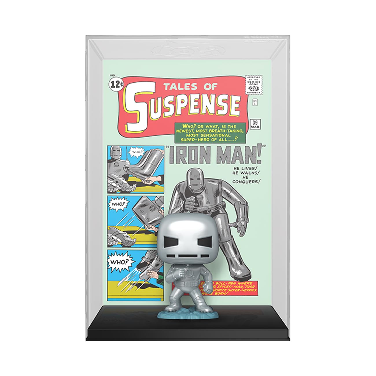 Funko POP! Comic Cover: Marvel - Tales of Suspense #39, Iron Man - Marvel Comics - Collectable Vinyl Figure - Gift Idea - Official Merchandise - for