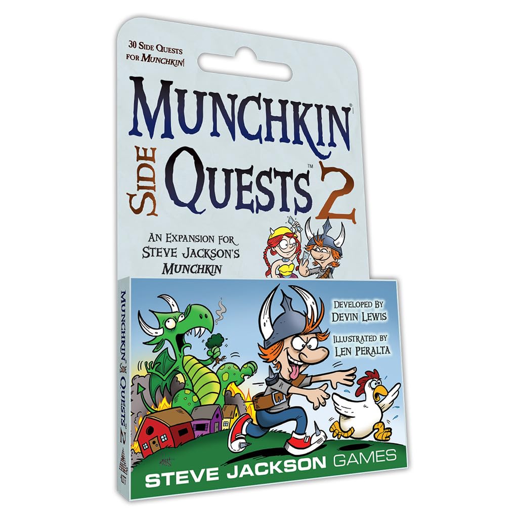 Munchkin Side Quests 2 by Steve Jackson Games, Strategy Board Game