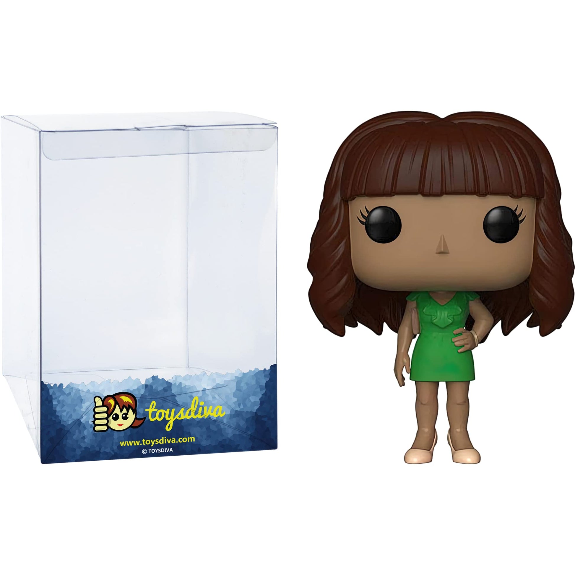 Funko Cece Parekh (2018 Fall Con Exc): P o p ! TV Vinyl Figurine Bundle with 1 Compatible 'ToysDiva' Graphic Protector (710-34726 - B)