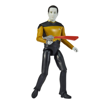Playmates Toys Star Trek Universe: 5" Lt. Commander Data “Next Generation” Action Figure with Accessories, Multi