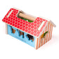 Bigjigs Toys, Shape Sorter, Wooden Farm Toys for 2 Year Olds, Childs Farm Toy