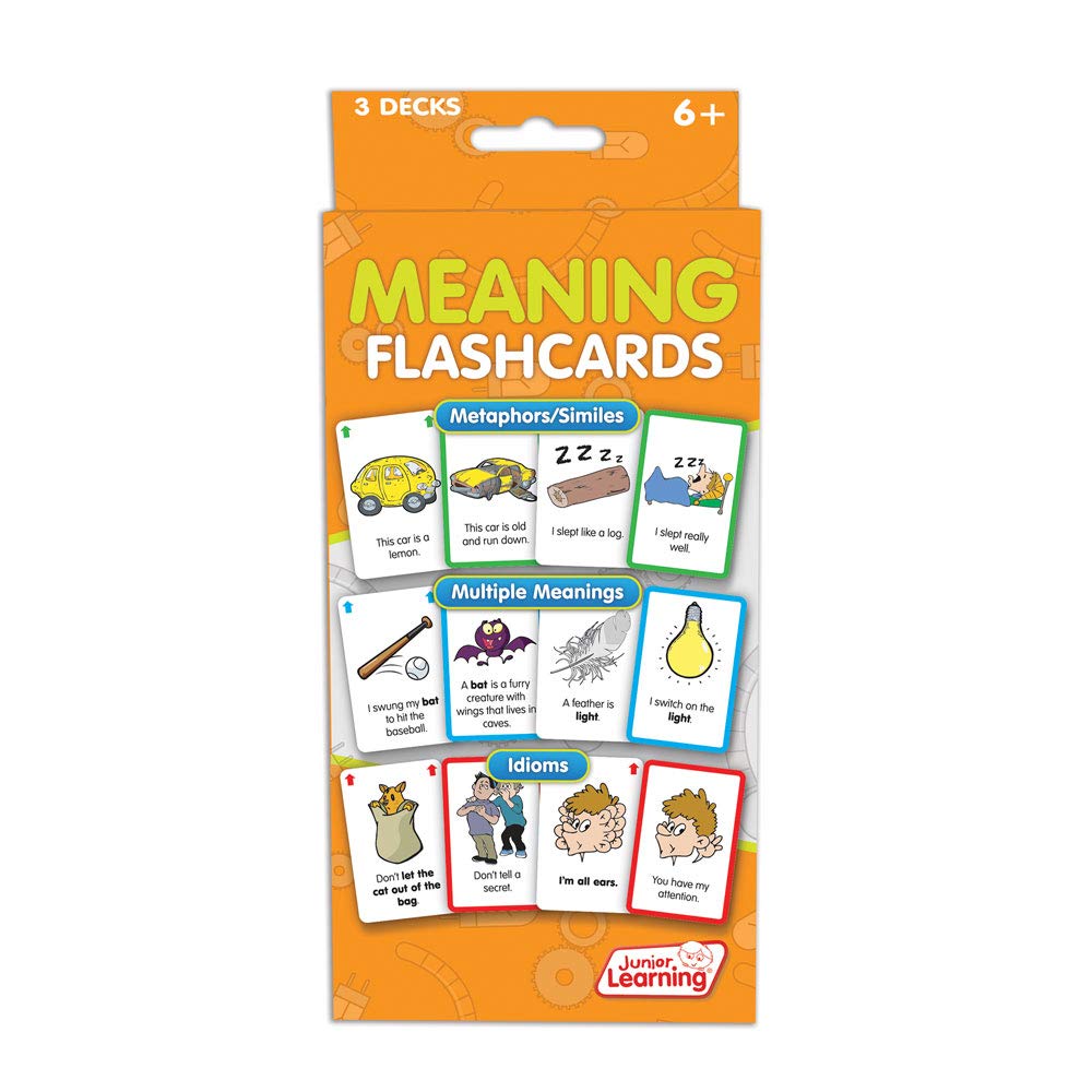 Junior Learning JL207 Meaning Flashcards Medium