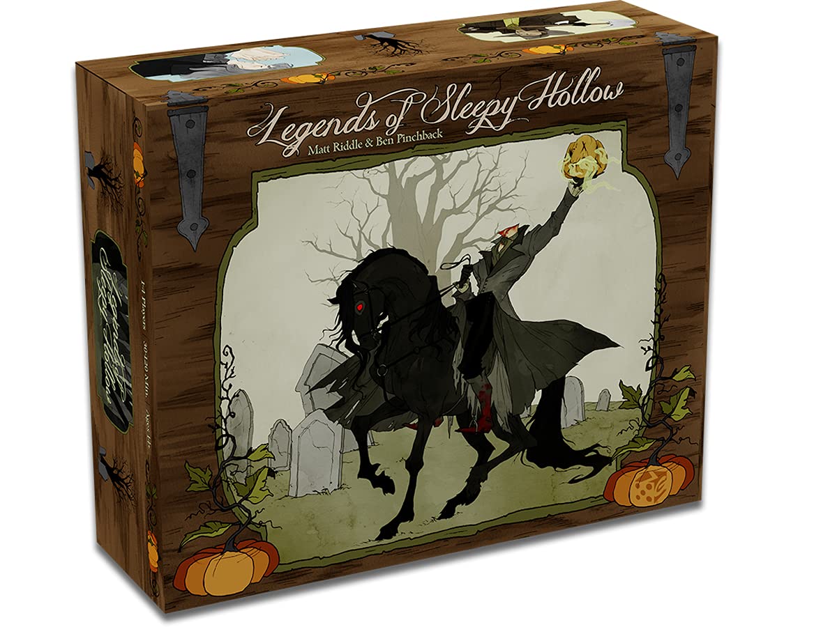Greater Than Games | Legends of Sleepy Hollow | Cooperative Board Game | Horror Storytelling Campaign | 1 to 4 Players | 30+ Minutes | Ages 12+