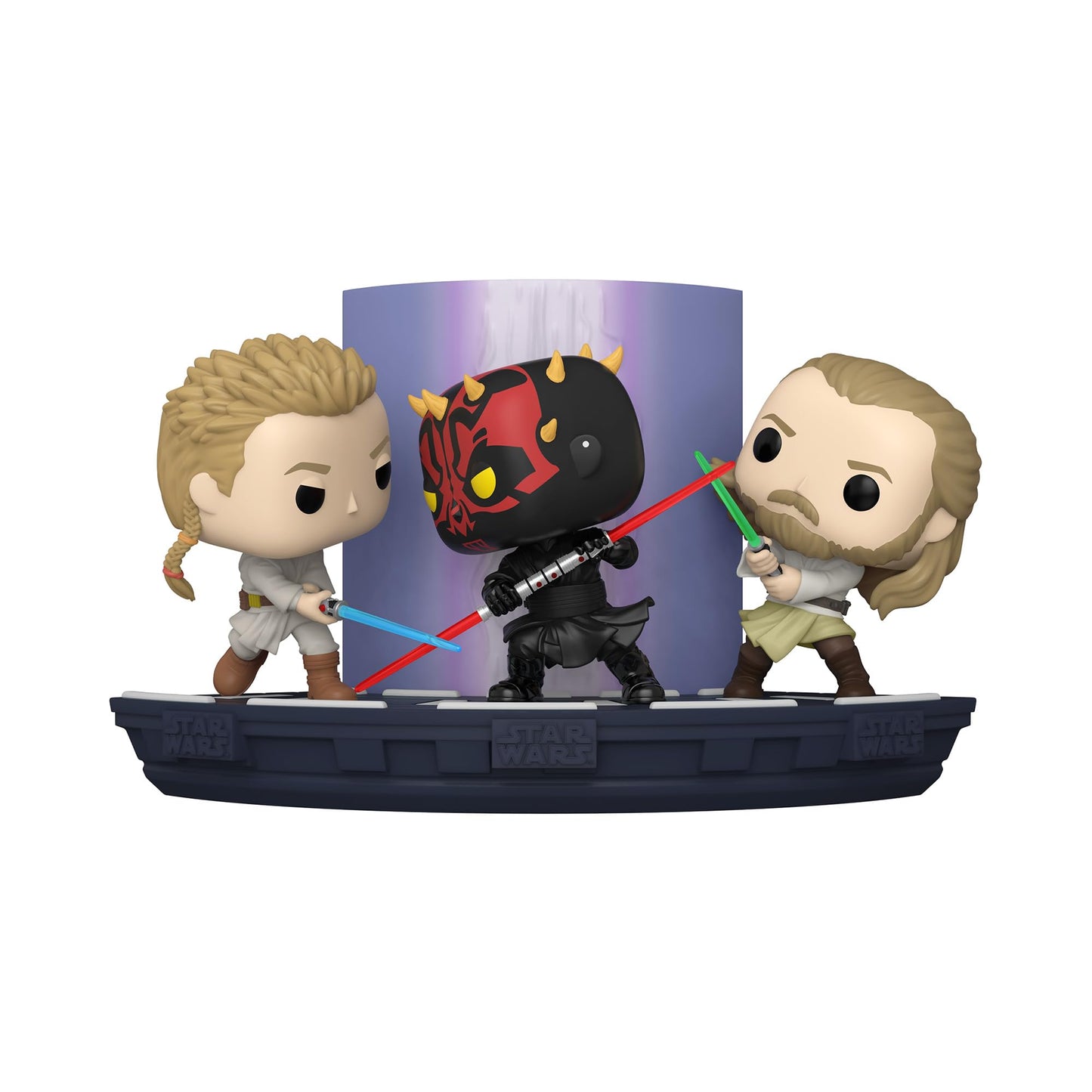 Funko Pop! Deluxe: Star Wars Duel of The Fates - Qui-Gon Jinn, Amazon Exclusive, Figure 3 of 3