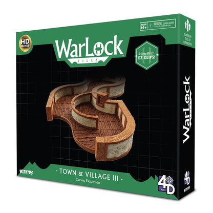 WizKids Warlock Tiles: Expansion - Town & Village III Curves