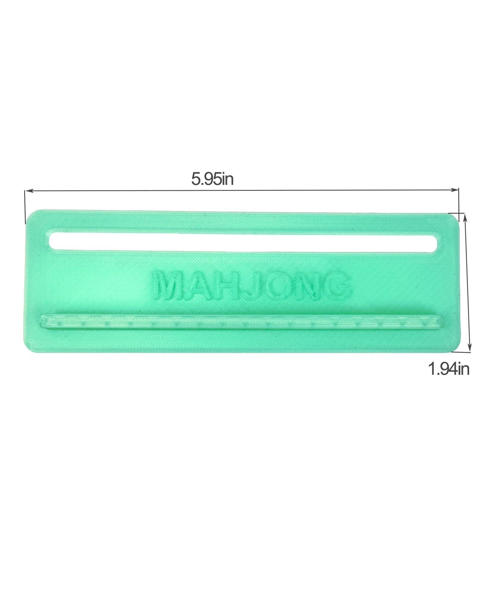 Miaimther Mahjong Line Finder, Rules Reader, Card Rules Helper for Mahjong Players Accessories and Gifts (Green)