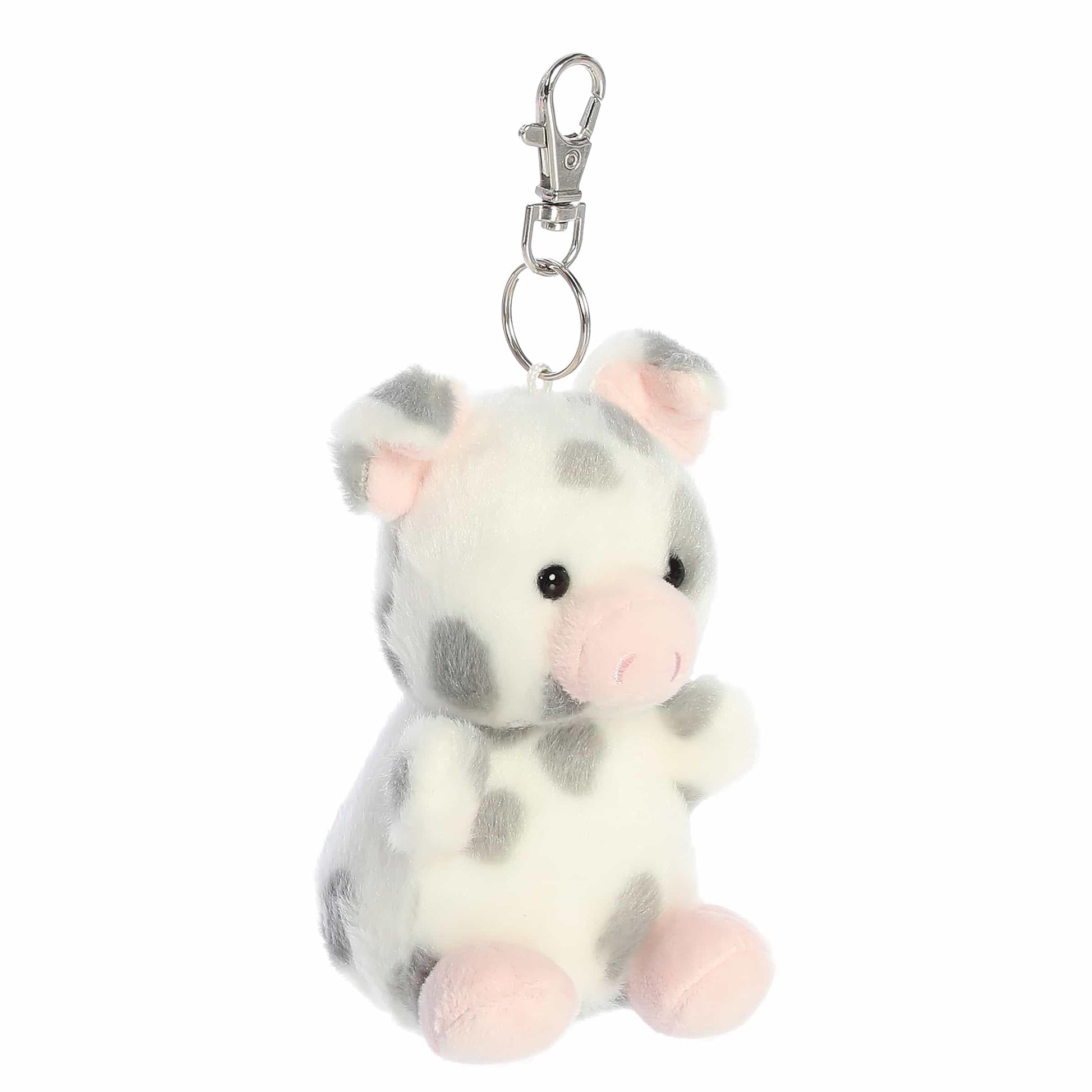 Aurora® Adorable Palm Pals™ Piggles Spotted Piglet™ Clip-On- Fun Collectible Plush for Kids and Adult Collectors - Perfect for Backpacks and Birthday