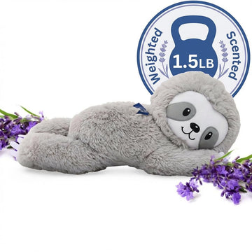 Lilly's Love Heatable & Coolable Lavender Scented Weighted Stuffed Animal - Microwavable Heatable Pad for Kids & Adults - Machine Washable Plushie
