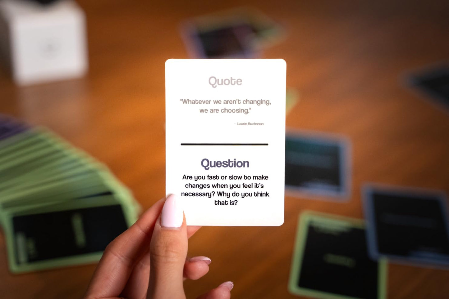 NO MORE SMALL TALK: Quotes & Questions for Meaningful Connections - Conversation Card Game by Nicholas John