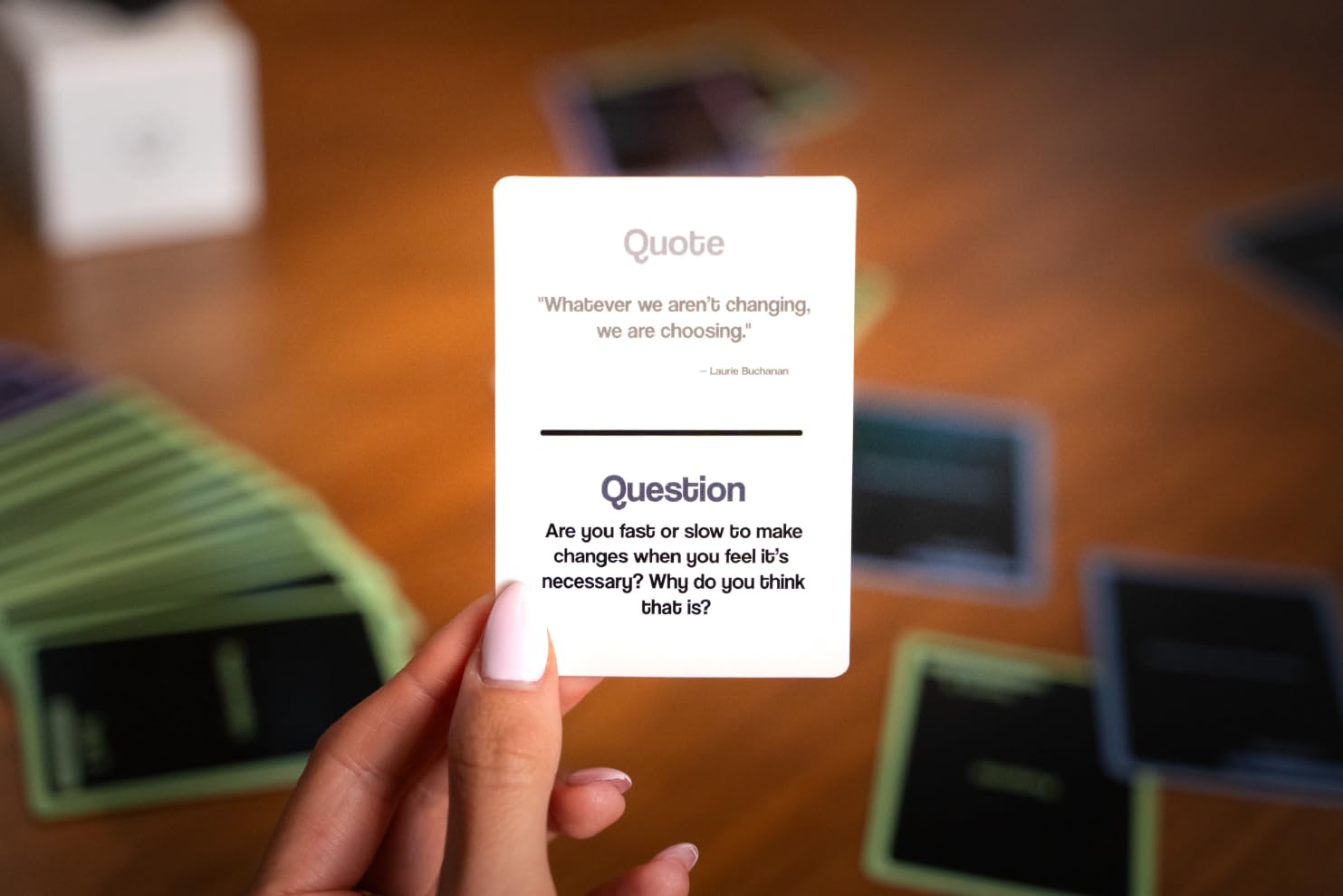 NO MORE SMALL TALK: Quotes & Questions for Meaningful Connections - Conversation Card Game by Nicholas John
