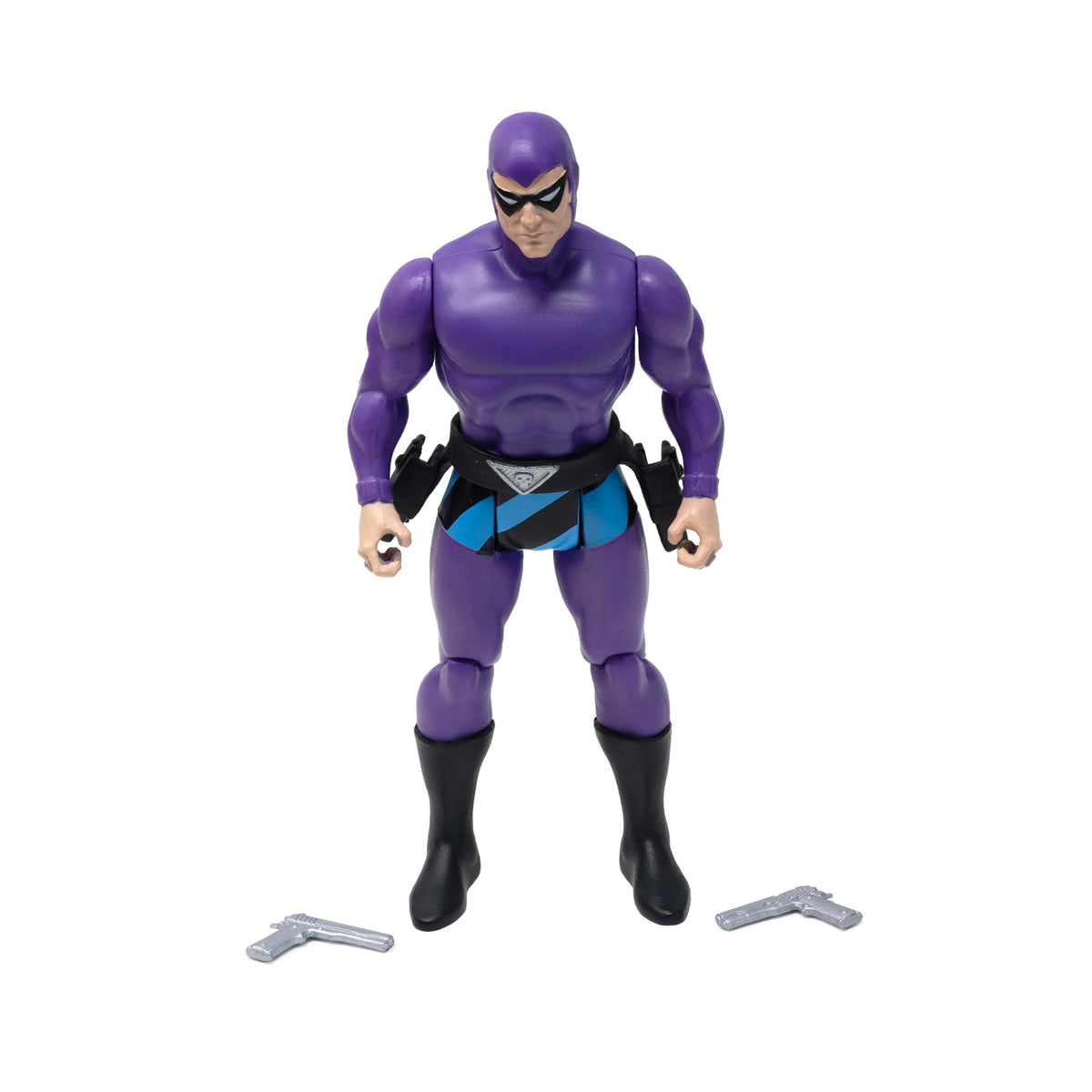 Boss Fight Studio The Phantom, King Features Comics Power Stars Collectible Action Figure - Retro-Style Figurine with Accessories, Detailed Sculpting