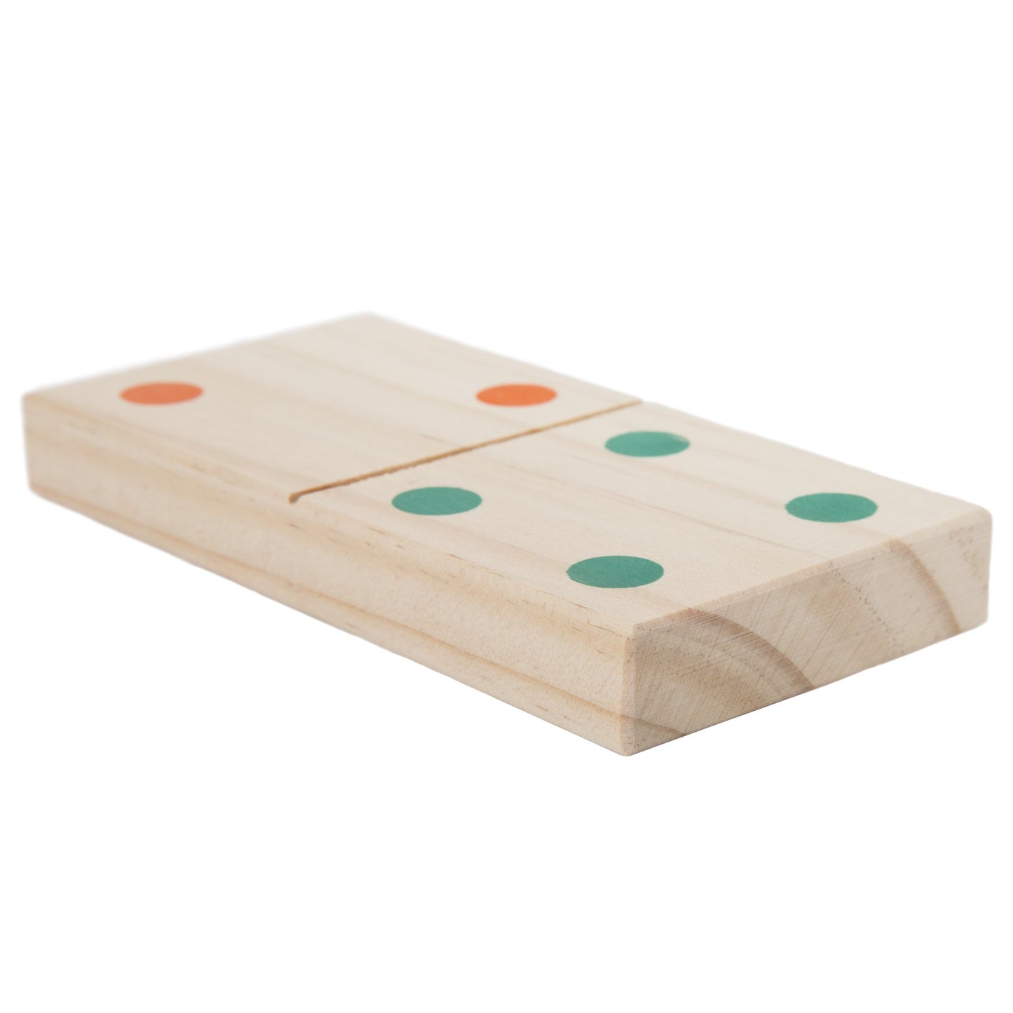 HEY! PLAY! Giant Wooden Dominoes Game Set (28 Piece) (80-WD0013)