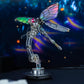 Arcynix Mostarle Cyberpunk Dragonfly 3D Metal Puzzle, DIY Mechanical Model Kit for Teens & Adults, Color-Shifting Electroplated Wings, Adjustable