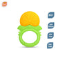 RaZbaby Fruitique Infant & Baby Massager & Teether Toy 3-Pack, Fruit-Shaped Multi-Texture Teethers Soothe Sore Gums, Non-Toxic BPA-Free Food-Grade