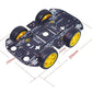 XiaoR Geek Robot Chassis 4WD Robot Car Smart Chassis Kit with 4 TT Motor for Arduino/Raspberry Pi/Jetson Nano, Smart Robotic Car Chassis DIY Learning