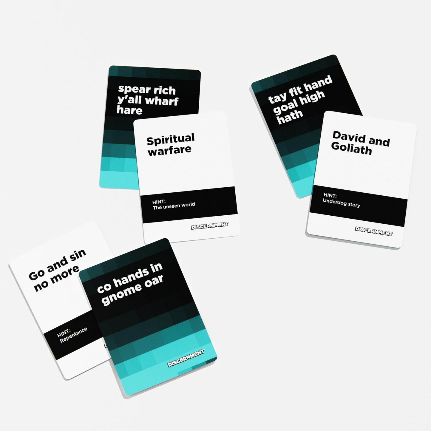 Discernment - What’s Beneath The Babel? - Christian Gift - Guess Bible and Christian Phrases - Fun Game for Families, Friends, Youth Groups, and Bible