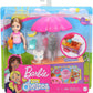 Barbie Club Chelsea Doll and Snack Cart Playset, 6-inch Blonde with Pet Kitten and Accessories, Gift for 3 to 7 Year Olds