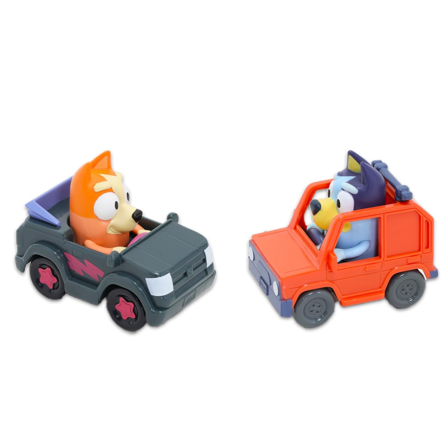 Bluey Play Mat with Vehicle Set for Kids - Bundle with 2 Playmats, 2 Vehicles, Stickers & Castle Door Hanger | Bluey Play Sets for Girls & Boys, Ages