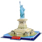 3D Puzzle Statue of Liberty - DIY Architecture Building Model Kit | Realistic Replica, No Glue | Educational Toy for Kids & Adults | New York Landmark