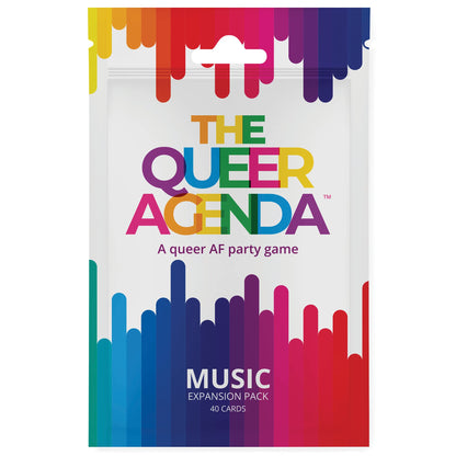 FITZ The Queer Agenda Card Game Expansion Packs - for Ages 17+ (Music)