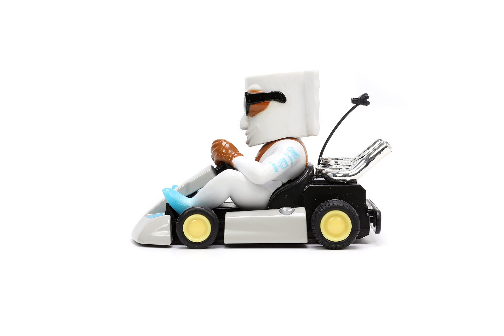 Jada Toys Fart Karts Cool Wipes Pull Back Car, 3.5” Toys for Kids Ages 6+ (32789)