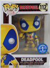 Funko POP Marvel: Deadpool Action Figure, Yellow/Blue