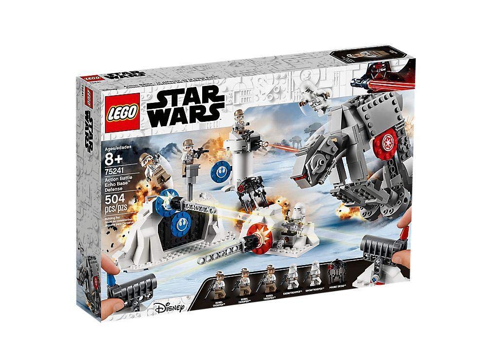 LEGO Star Wars: The Empire Strikes Back Action Battle Echo Base Defense 75241 Building Kit (504 Pieces)