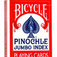 Bicycle Pinochle Playing Cards Jumbo Index 2 Decks