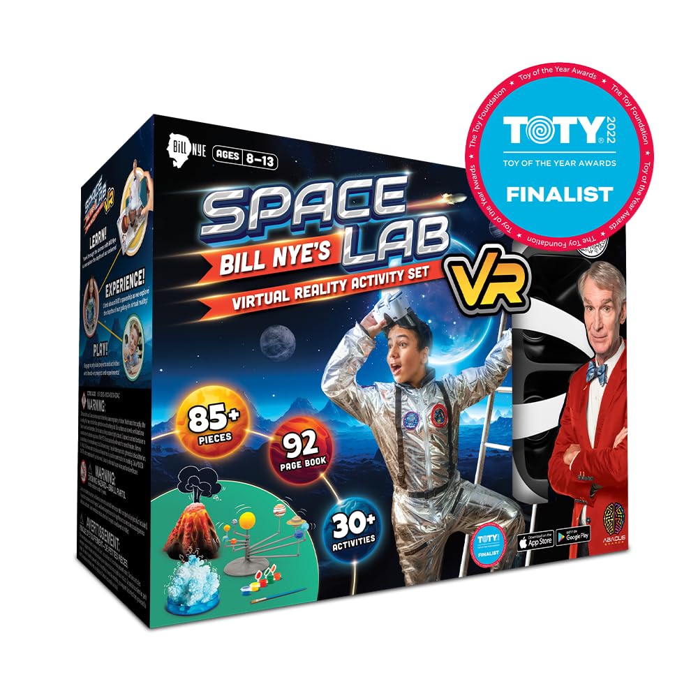 Abacus Brands Bill Nye's VR Space Lab - STEM Science Kit for Kids Age 8-12