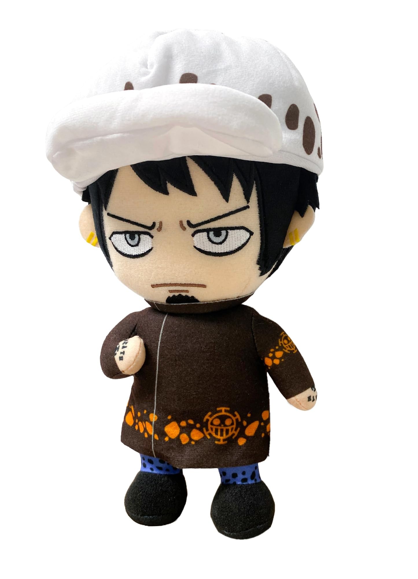 Great Eastern Entertainment One Piece - Trafalgar D. Water Law (Face Changing) Plush 8" H
