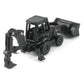 Diecast Masters Caterpillar Diecast Toy Replicas - Cat Micro 420E Backhoe Loader (Black Finish) with accessories in Tool Box | Model 85973BK