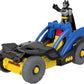 Imaginext DC Super Friends Batman Toy Rally Car with Disk Launcher and Figure for Preschool Pretend Play Ages 3+ Years