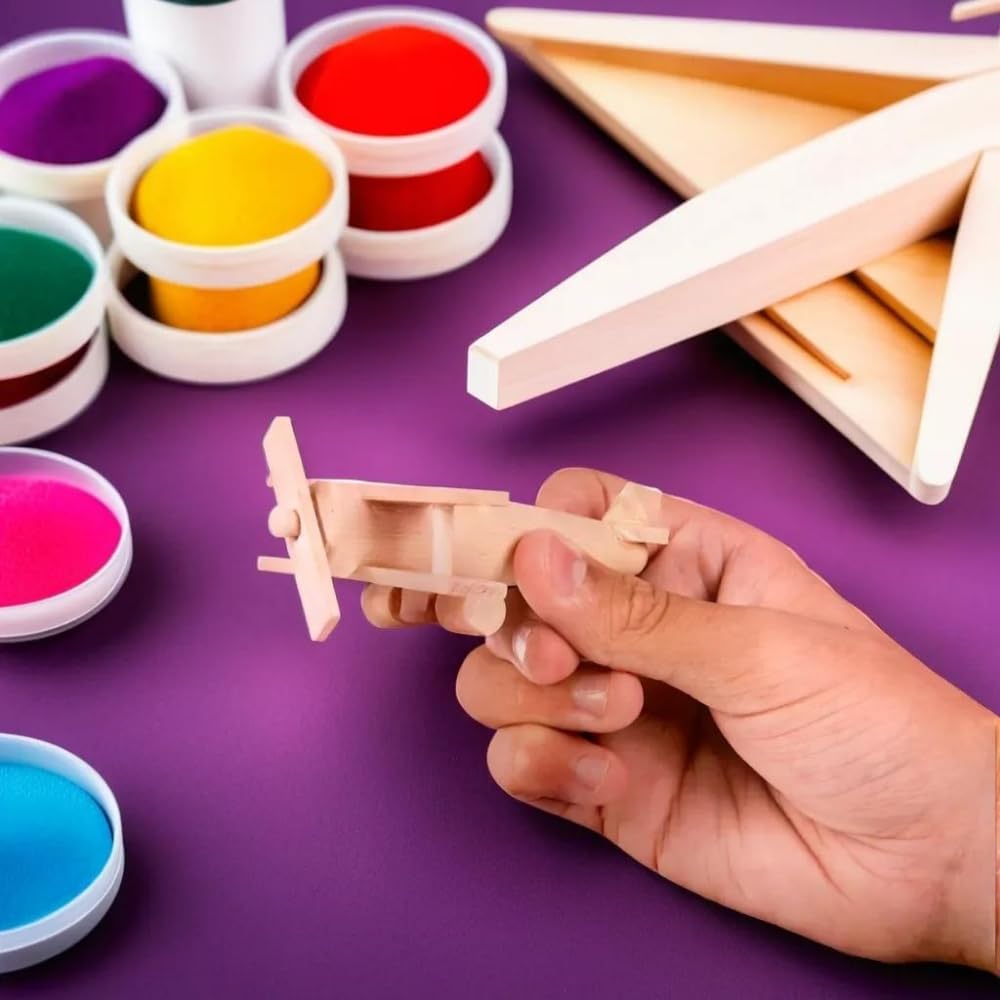 Fun Express Do It Yourself Wood Airplanes (1Dz) - VBS Vacation Bible School Supplies/Decor - Crafts for Kids and Fun Home Activities