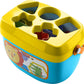 Fisher-Price Infant Toy Baby’s First Blocks, 10 Shapes & Storage Bucket, Sorting Activity for Fine Motor Skill Development Play Ages 6+ Months